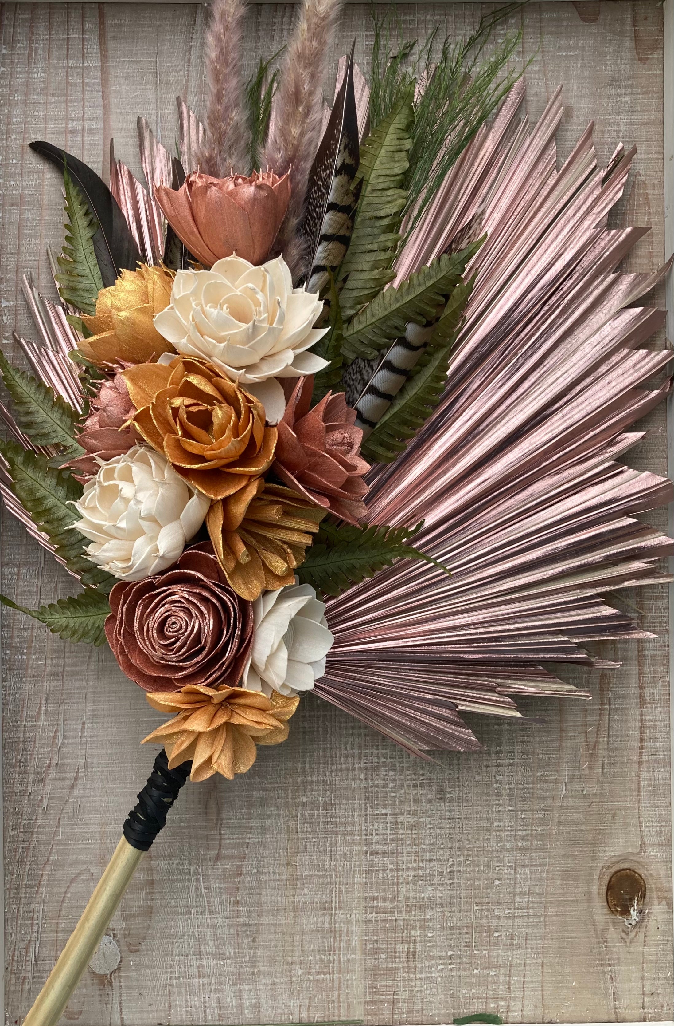 Floral Fan (Fabric and Palm) Tutorial